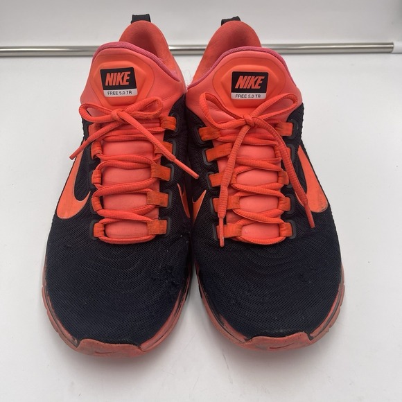 Nike Free 5.0 TR Men's Size 11 Black Bright Crimson Training Shoes 644671-060 - Picture 2 of 6